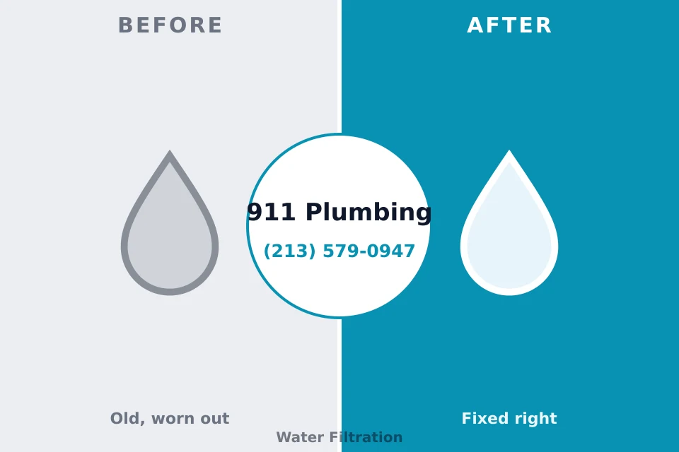 Before and after: plumbing company Annandale, MN